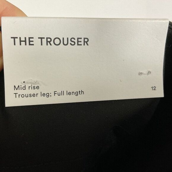 Ann Taylor Factory Mid-Rise Trouser Leg Full Length Pants, Size 12, Black, NWT - Picture 12 of 12